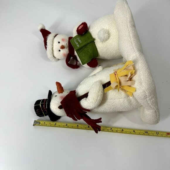 Hallmark Mr and Mrs Snowman Jingle Pals Plush Singing Holiday Display Figures 20 - Picture 13 of 13